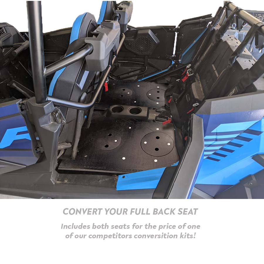 Cargo Rack / Dog Seat - Back Seat Conversion Kit | Polaris RZR XP 4 1000