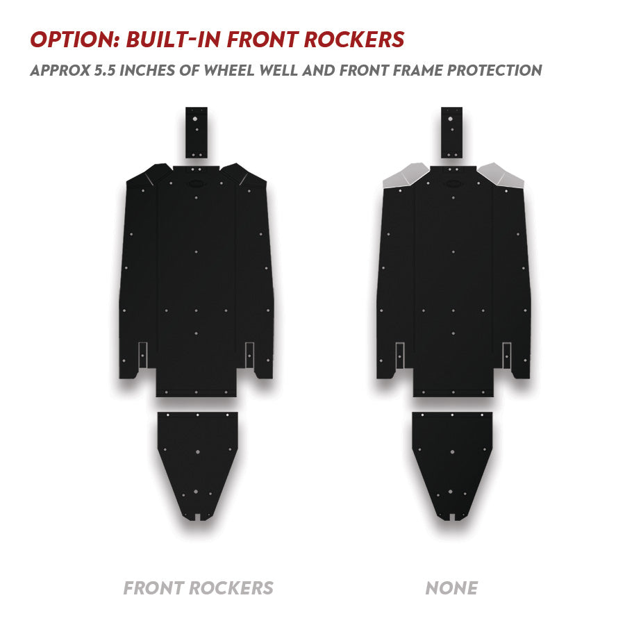 Skid Plate | Premium 3-Piece | UHMW | Polaris RZR Turbo R 4