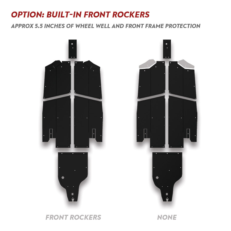 Skid Plate | Standard 6-Piece | UHMW | Polaris RZR Pro R 4