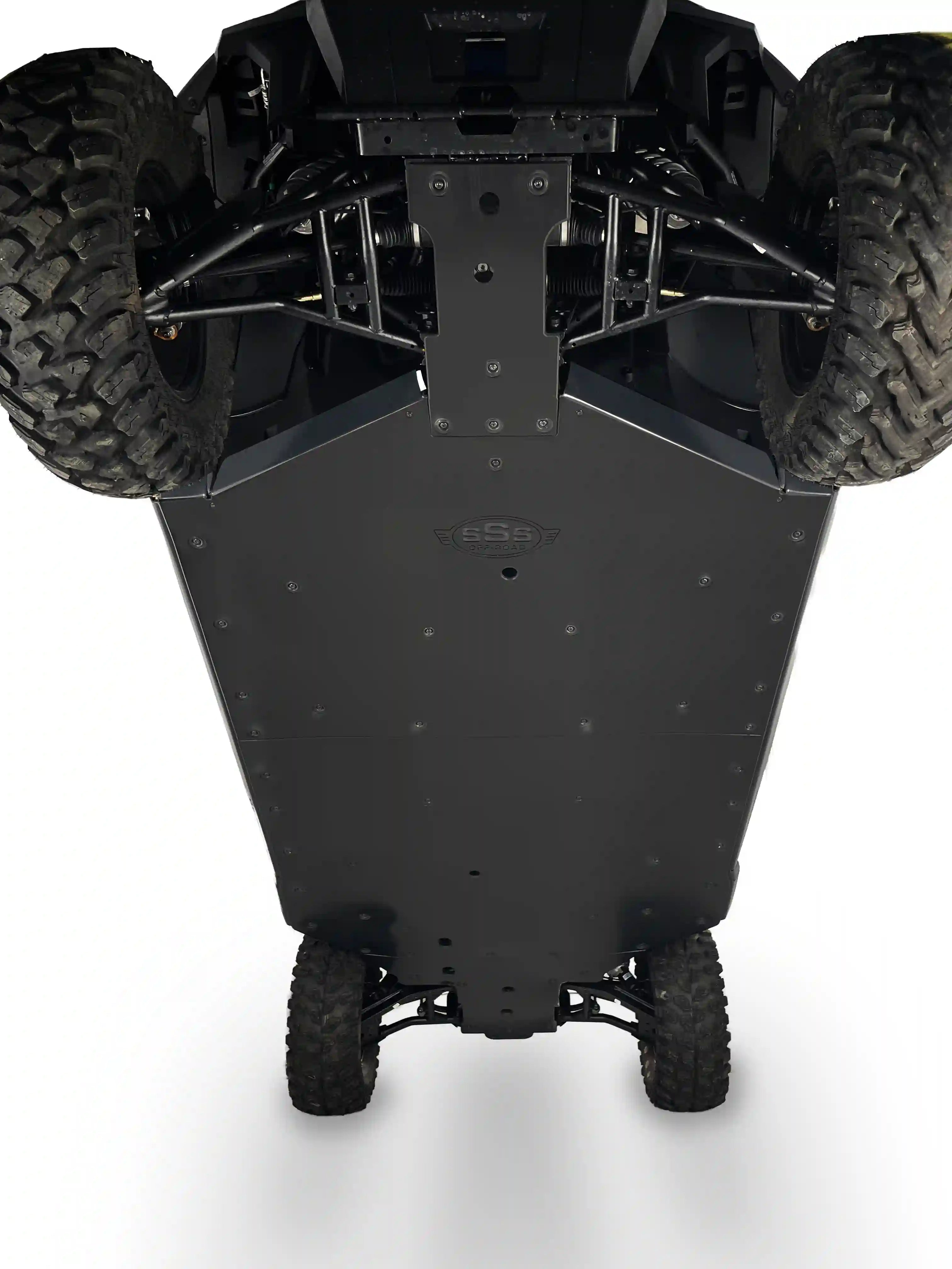 Skid Plate  | Premium 2-Piece  |  UHMW  |  Polaris Ranger Crew XD 1500