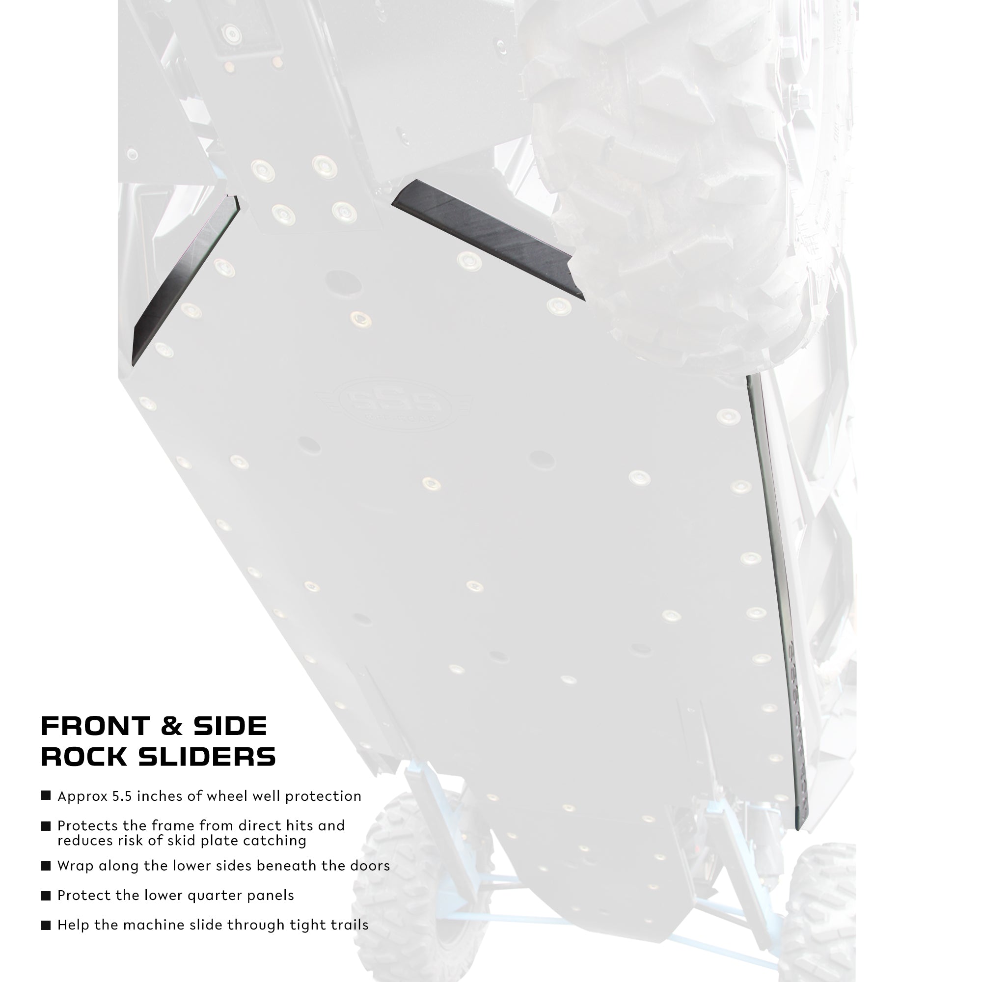 Standard Skid Plate | UHMW | Polaris RZR XP 4 Turbo S