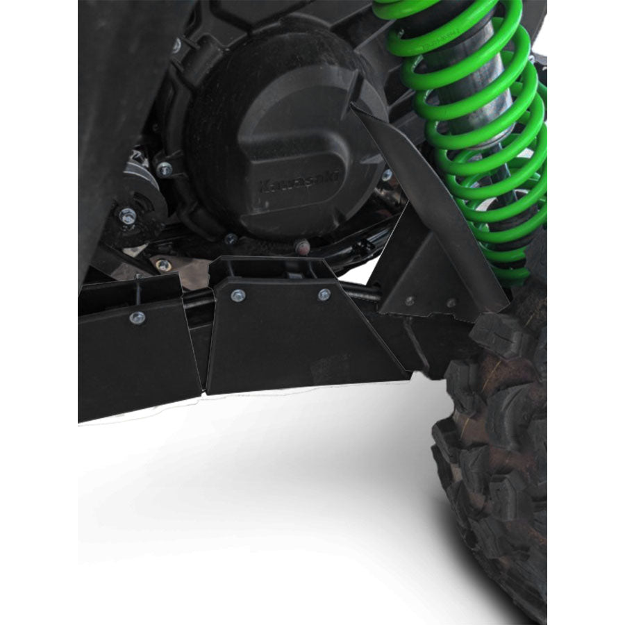 Trailing Wrap Around Arm Guards  |  UHMW  |  Kawasaki Teryx KRX 1000-4