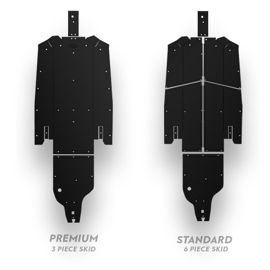 Skid Plate | Premium 3-Piece | UHMW | Polaris RZR Pro R 4