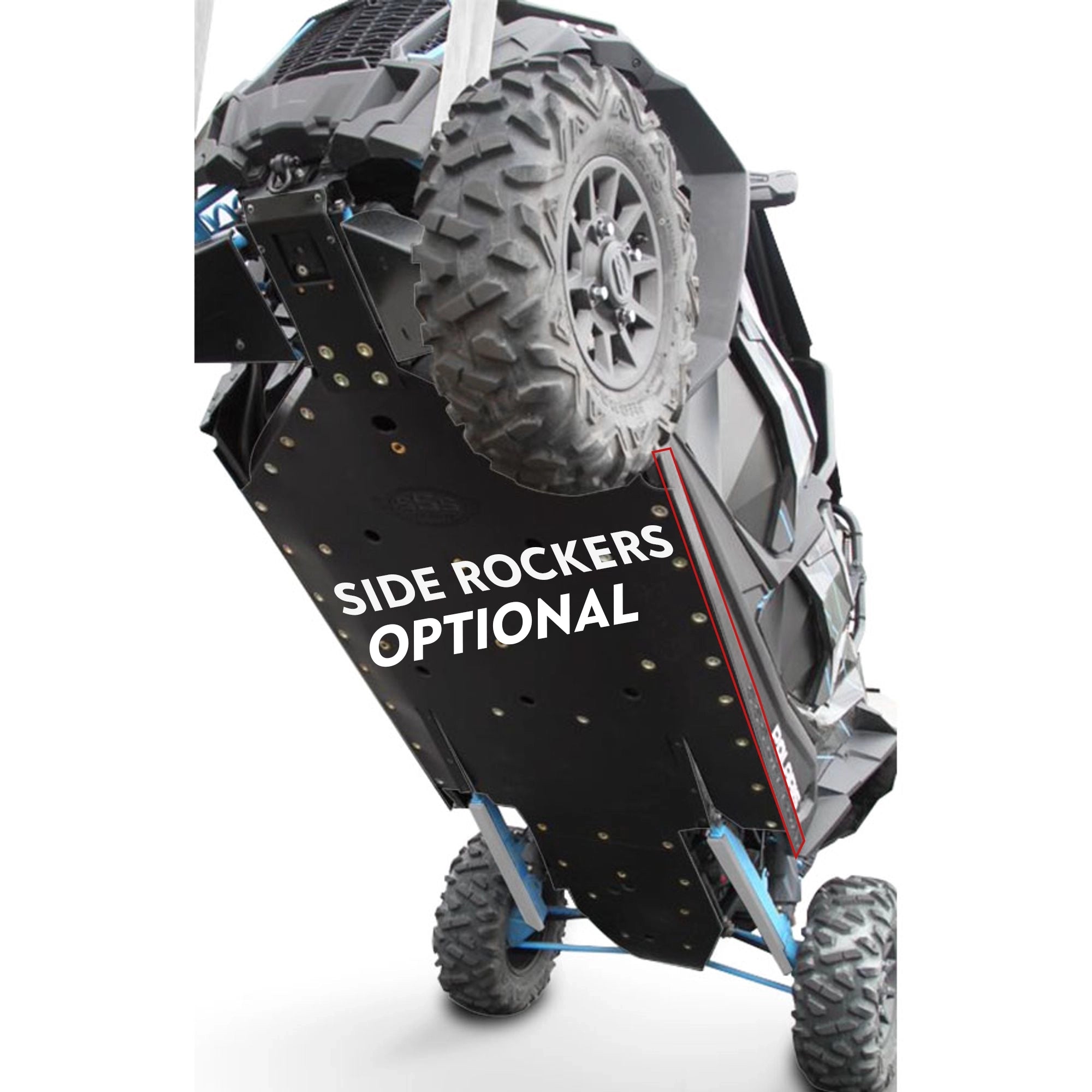 Skid Plate | Standard 4-Piece | UHMW | Polaris RZR XP 4 1000