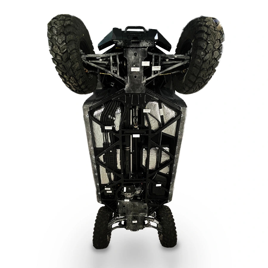 Skid Plate  | Premium 2-Piece  |  UHMW  |  Polaris Ranger Crew XD 1500