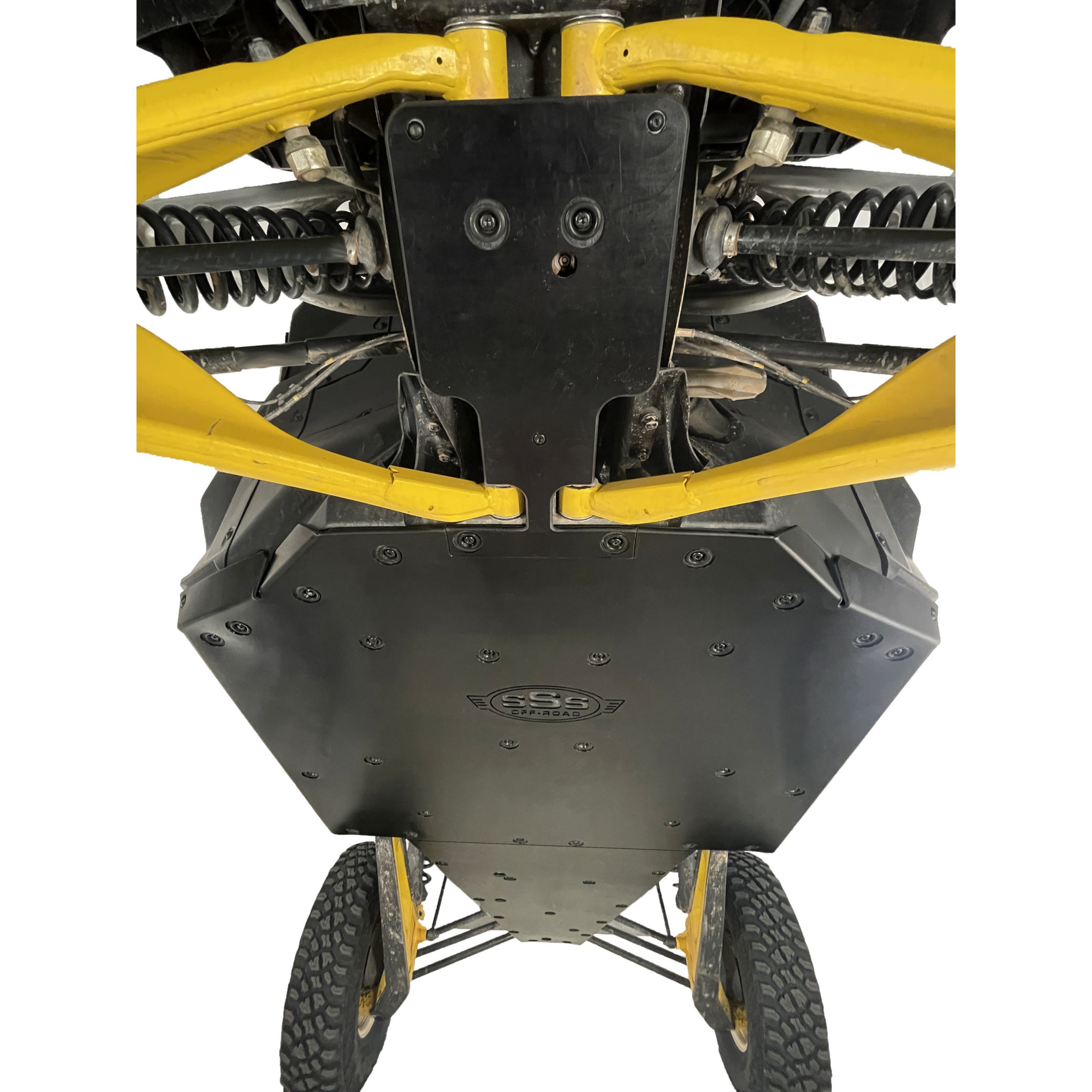 Skid Plate | Premium 3-Piece | UHMW | Can-Am Maverick R