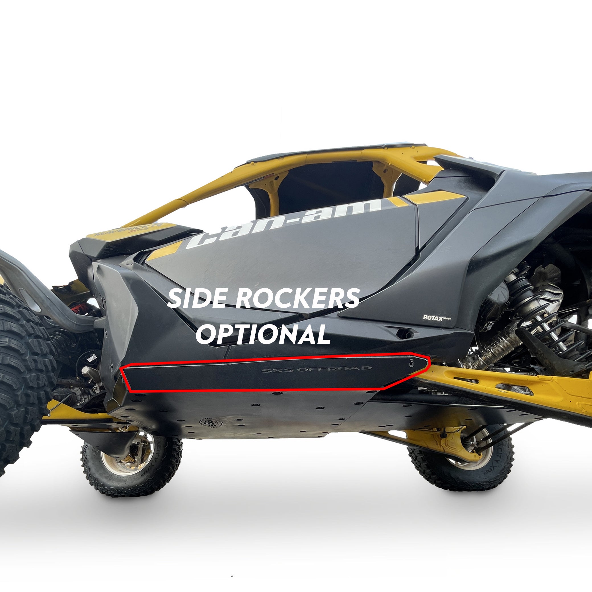 Skid Plate | Premium 3-Piece | UHMW | Can-Am Maverick R