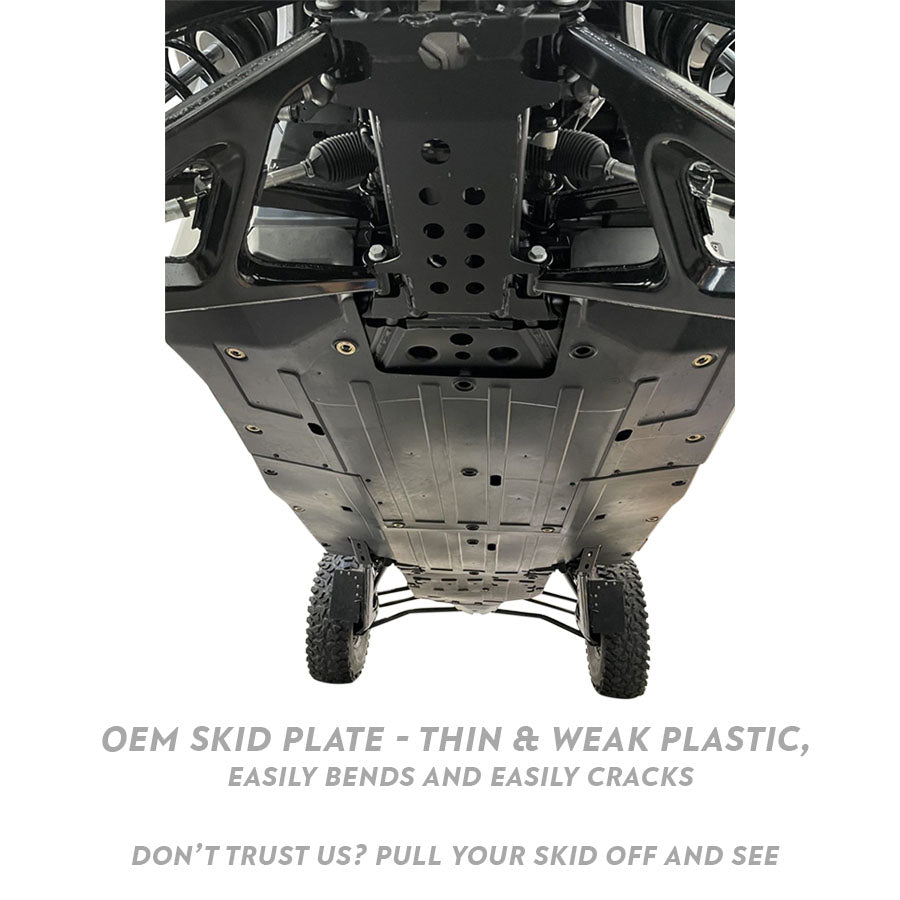 Skid Plate  |  Standard 6-Piece  |  UHMW  |  Polaris RZR Pro XP 4