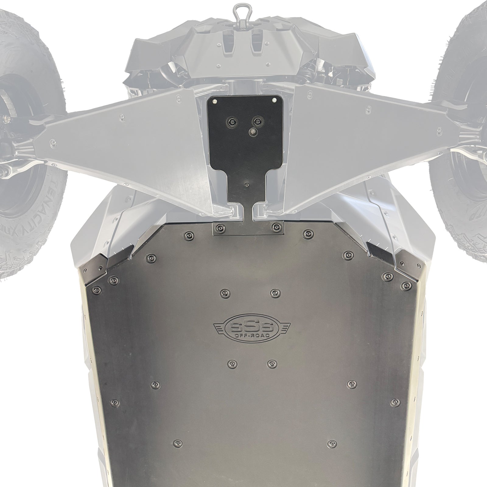 Skid Plate   |  Premium 3-Piece  |  UHMW  |   Can-Am Maverick R Max