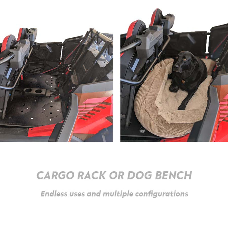 Mod Dog Running Rack Cargo Rack / Dog Seat - Back Seat Conversion Kit | Polaris RZR XP 4 Tu