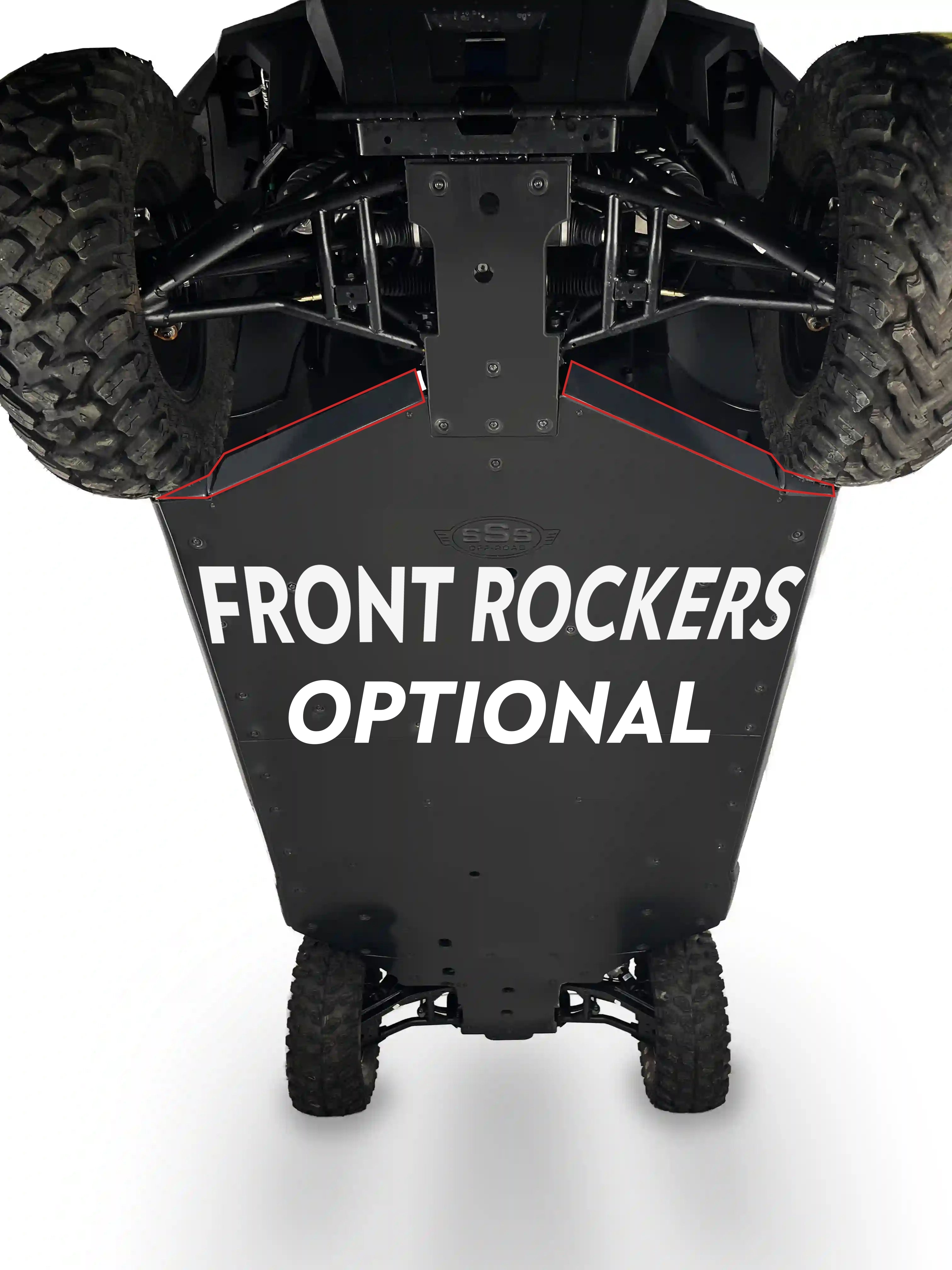 Skid Plate  | Premium 2-Piece  |  UHMW  |  Polaris Ranger Crew XD 1500