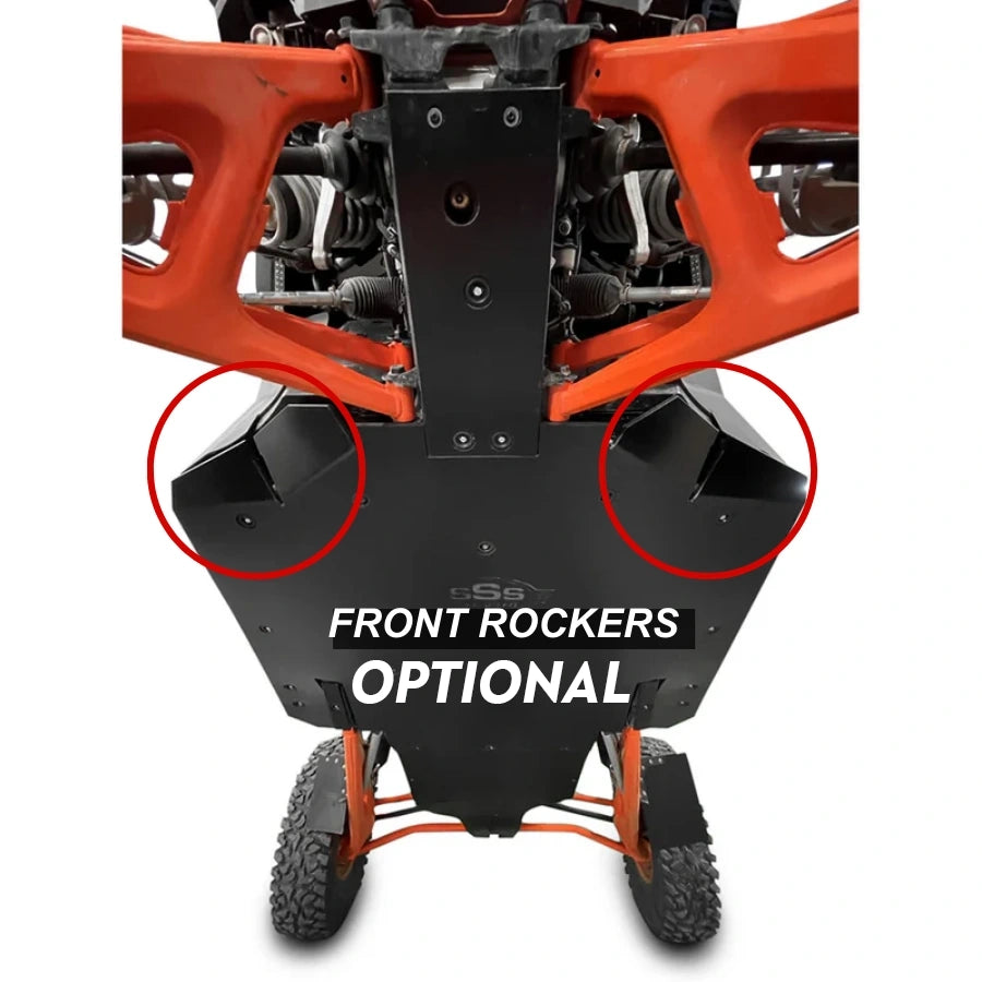 Skid Plate  |  Premium  3-Piece  |  UHMW  |  Polaris RZR Pro XP