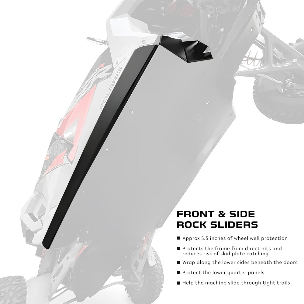 Skid Plate  |  Premium 3-Piece  |  UHMW  |  Polaris RZR Pro XP 4