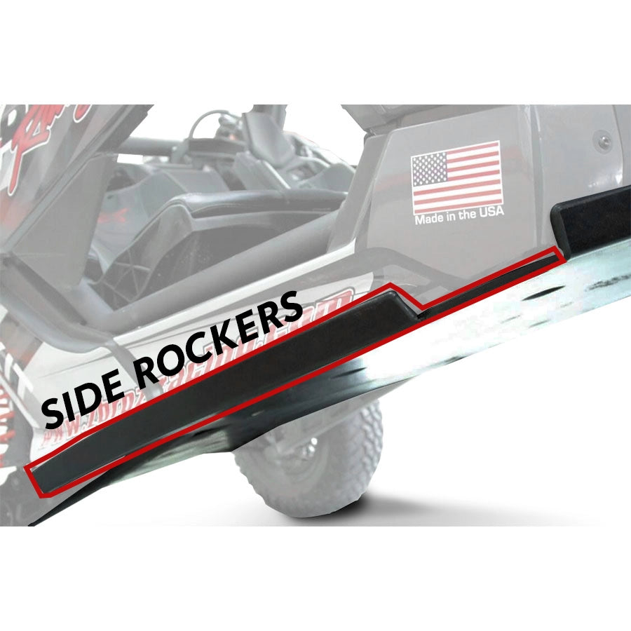 Rock Sliders - Single Piece / Set | UHMW | Can-Am Maverick X3