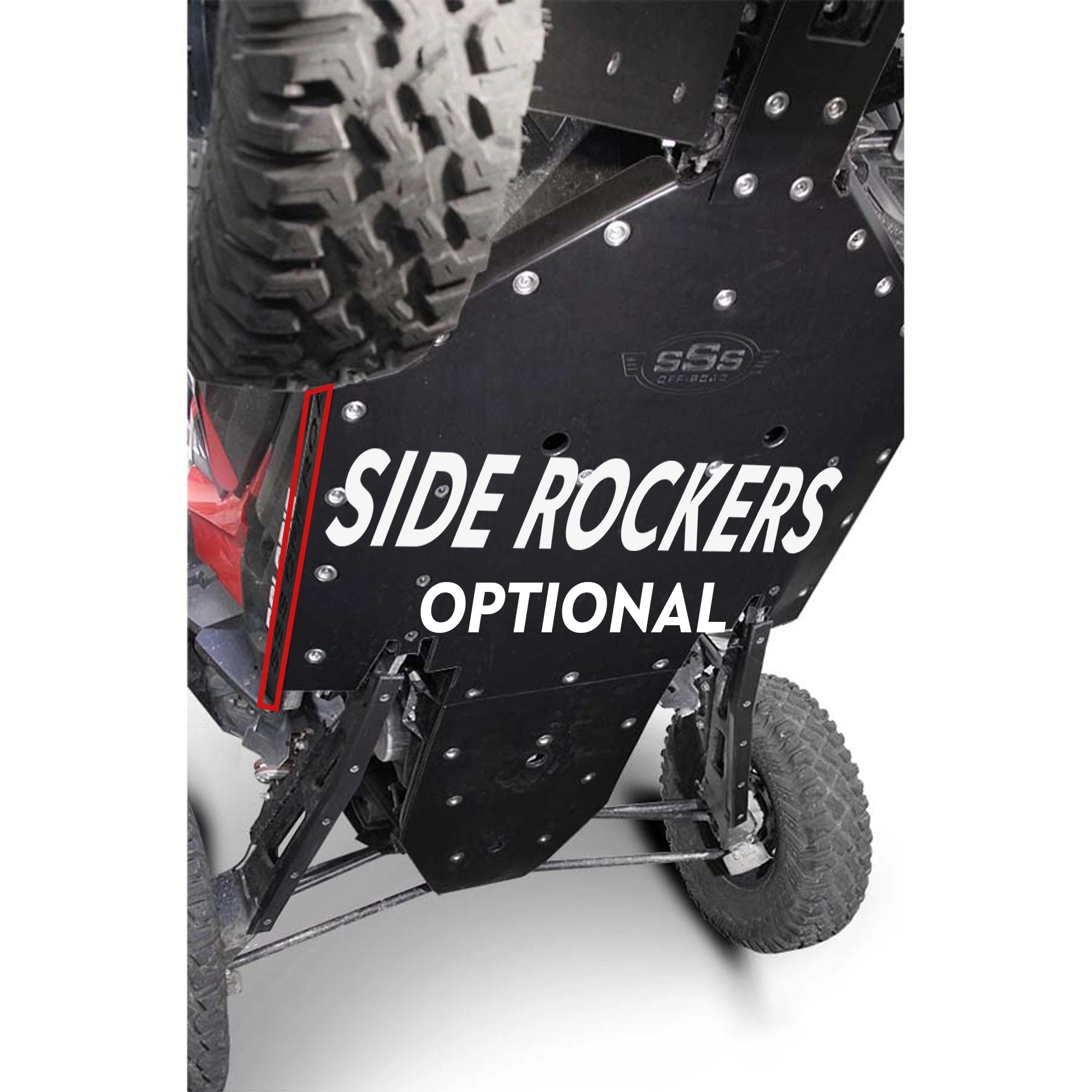 SuperATV Heavy Duty Full Skid Plate For Polaris RZR XP 1000 (2016-2023) - 1/2" ARM