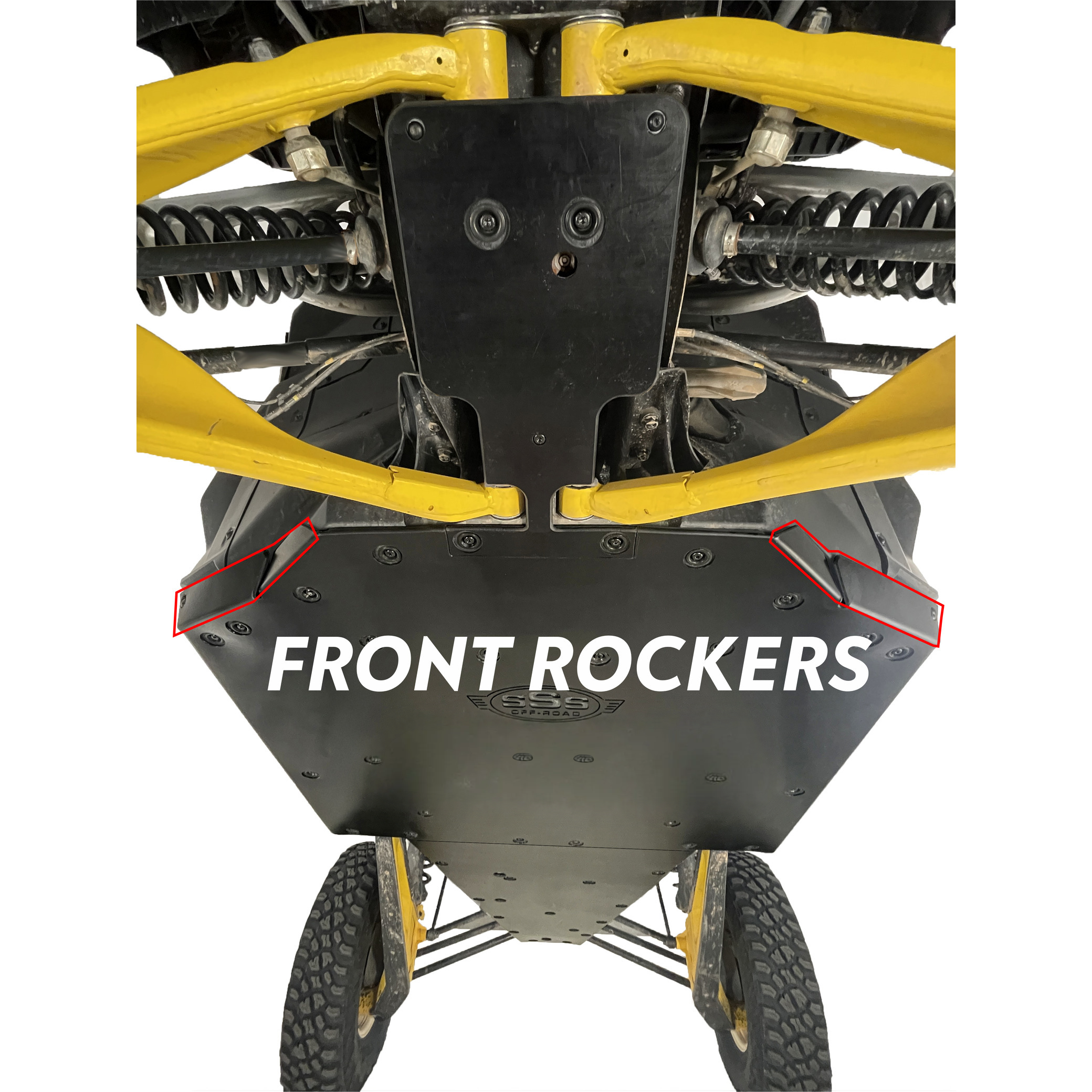 Skid Plate   |  Premium 3-Piece  |  UHMW  |   Can-Am Maverick R