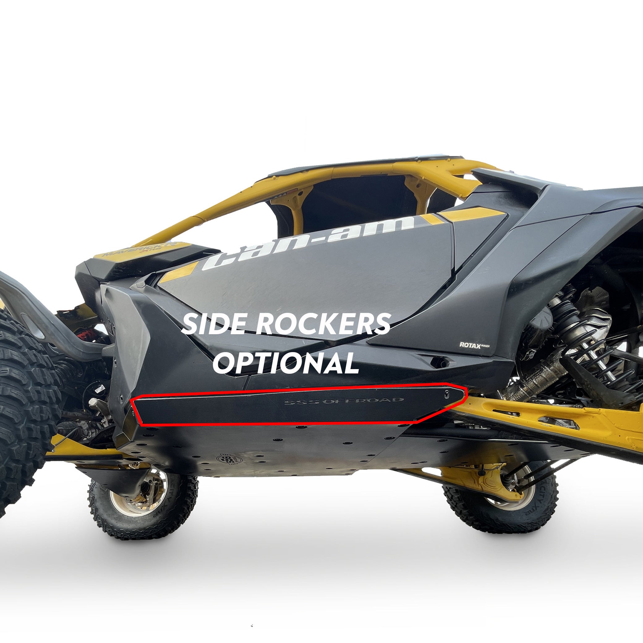 Rock Sliders - Single Piece / Set | UHMW | Can-Am Maverick R